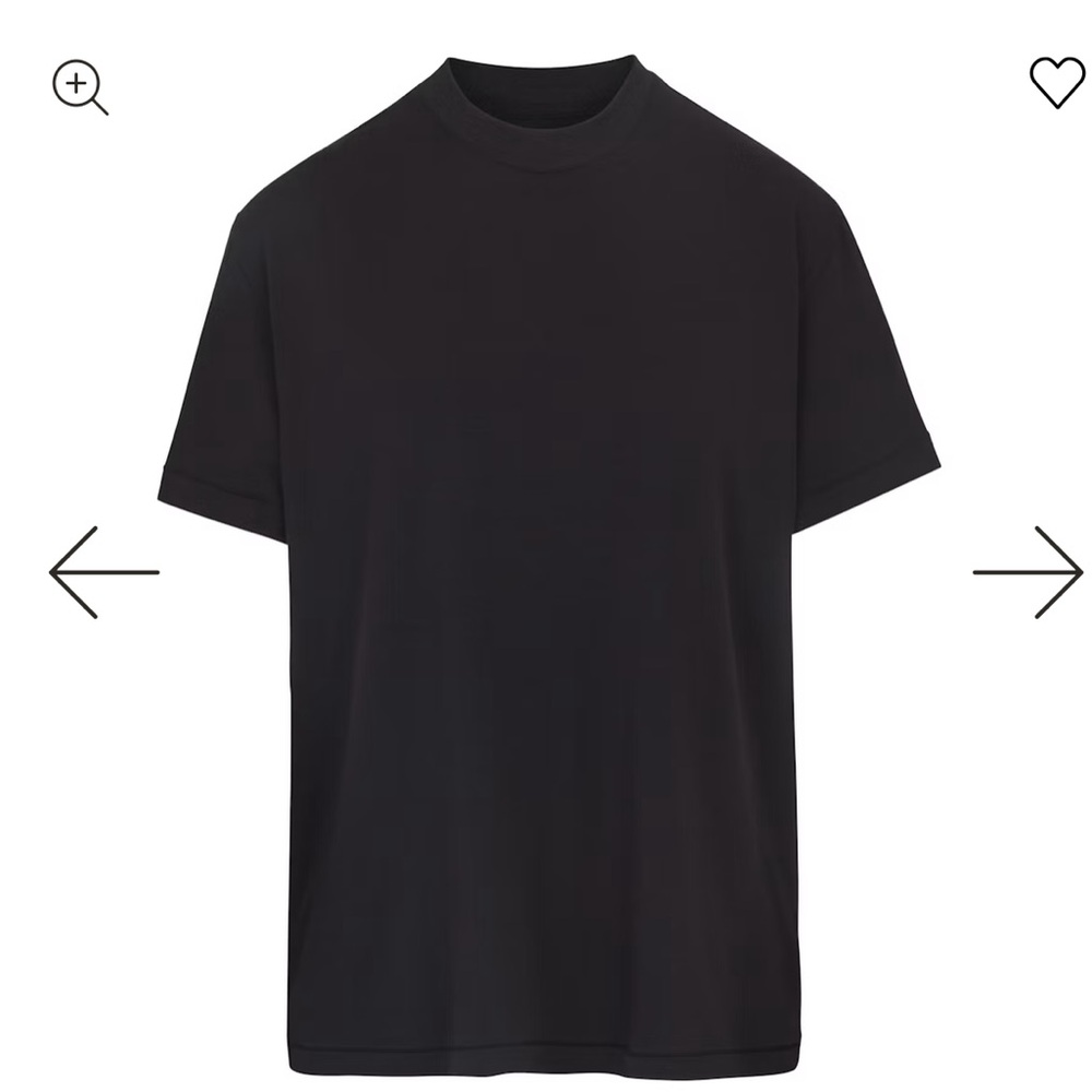 SKIMS Black Short Sleeve Tee - Picture 4 of 4